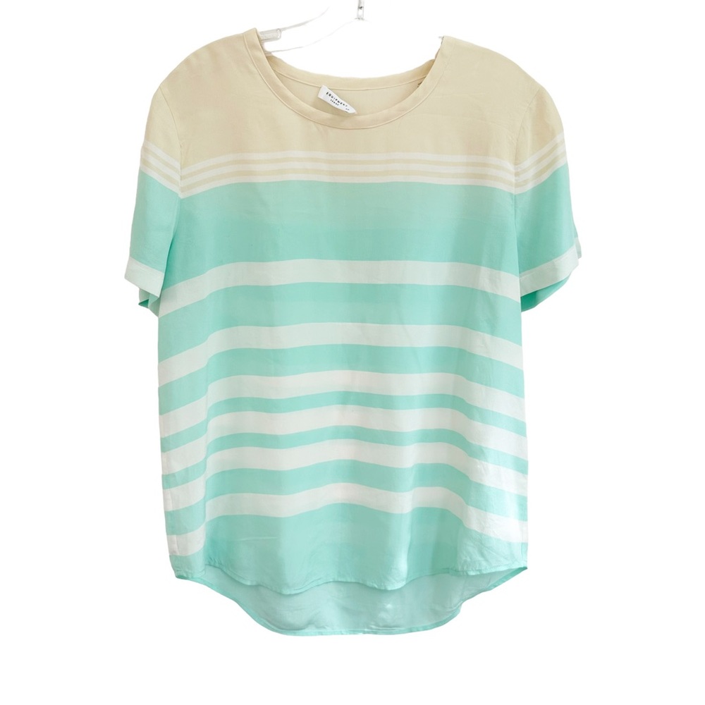 Equipment Silk Blouse Stiped Small